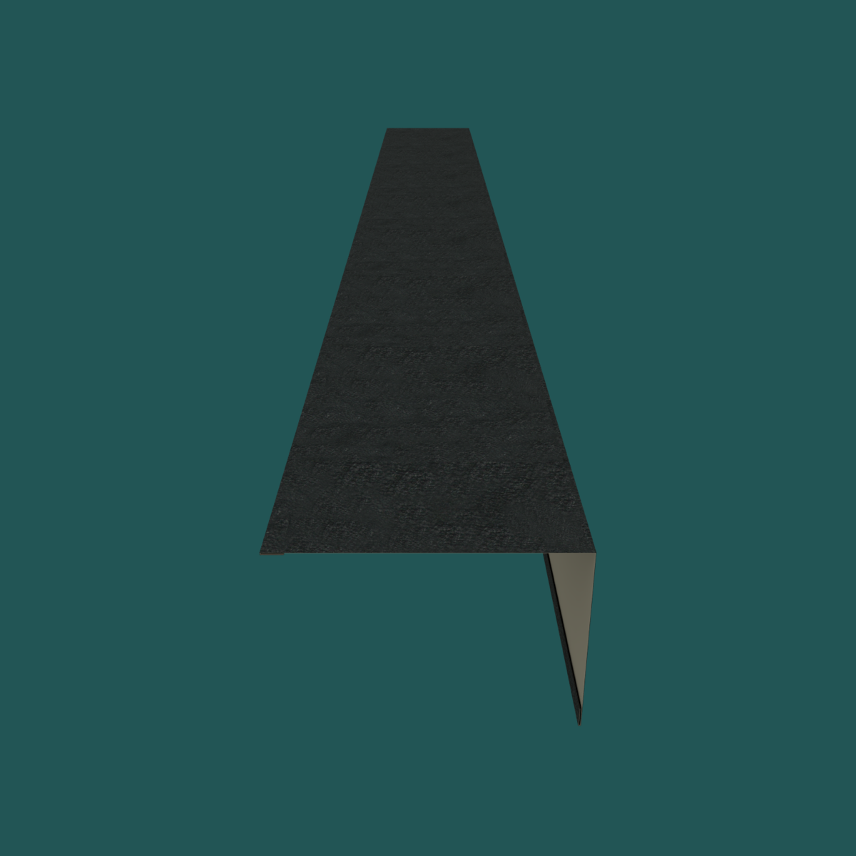 380mm Barge Flashing 28G Charcoal Textured