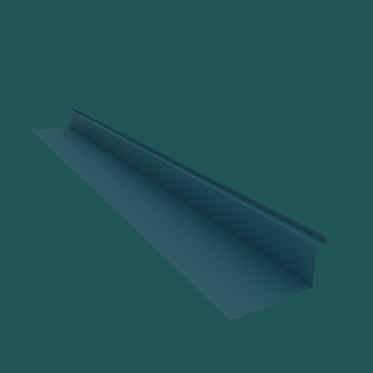 380mm Sidewall Flashing 28G Sky Blue Smooth