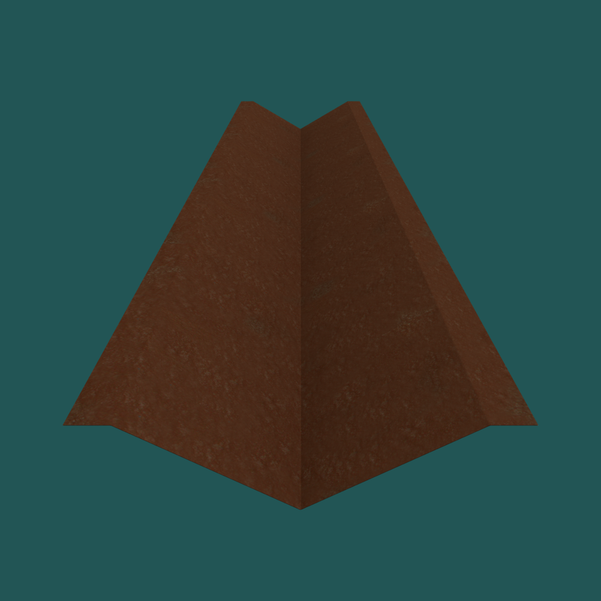 487mm Valley 28G Brick Red Textured