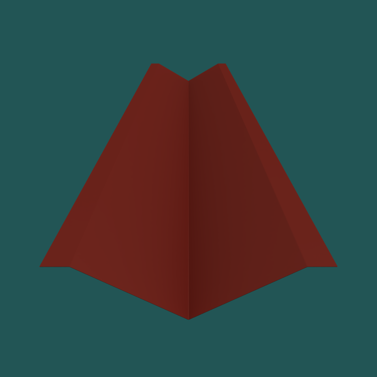 487mm Valley 28G Maroon Smooth