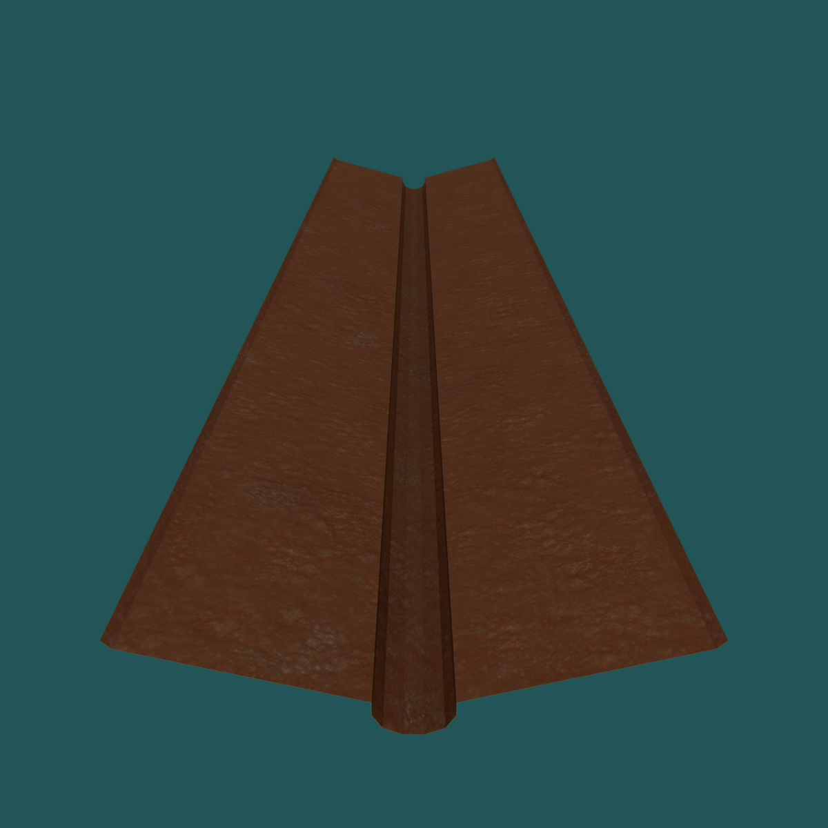 380mm Valley 28G Brick Red Textured