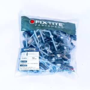 FIXTITE Class 4 75MM Full Thread Winged Polycarbonate Fastener