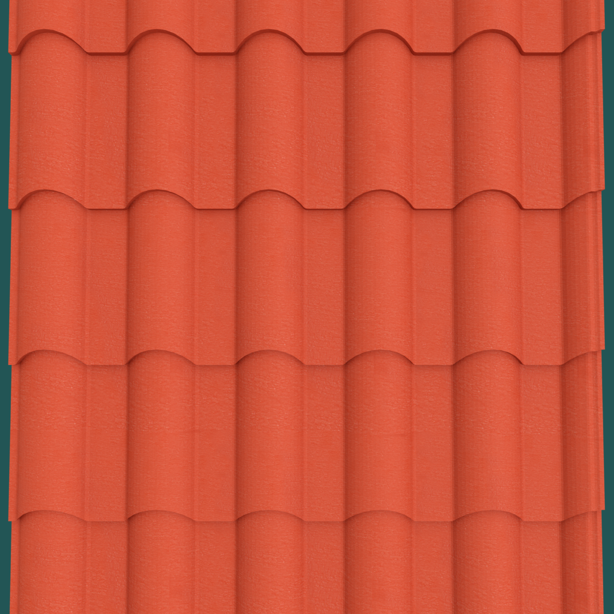 Elegantile 28G Tile Red Textured Roofing Sheet