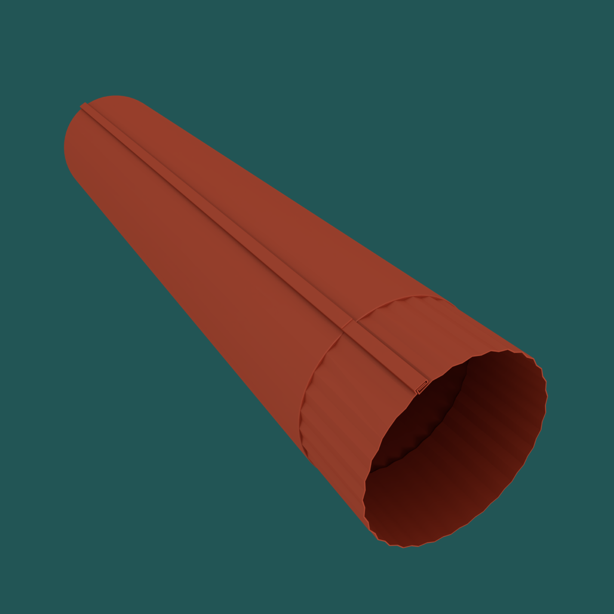 Downpipe Connector Tile Red